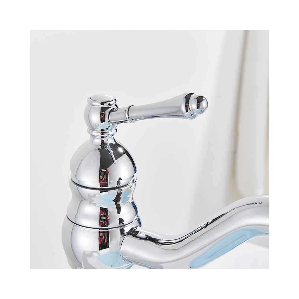 Rubinetto per lavabo da bagno, Blackswan, tipo M147, modello corto cromato, misura 21,5 cm - Foto 4
