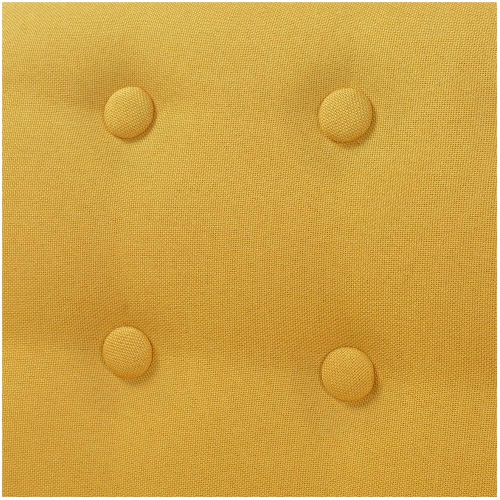 Poltrona In Stoffa 67x59x77 Cm Giallo - Foto 2