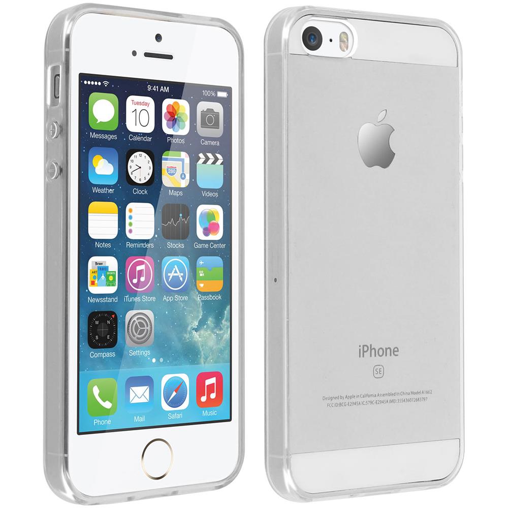 Cover Silicone Infrangibile Ultra-trasparente Per Apple Iphone 5 / 5s / Se - Foto 2