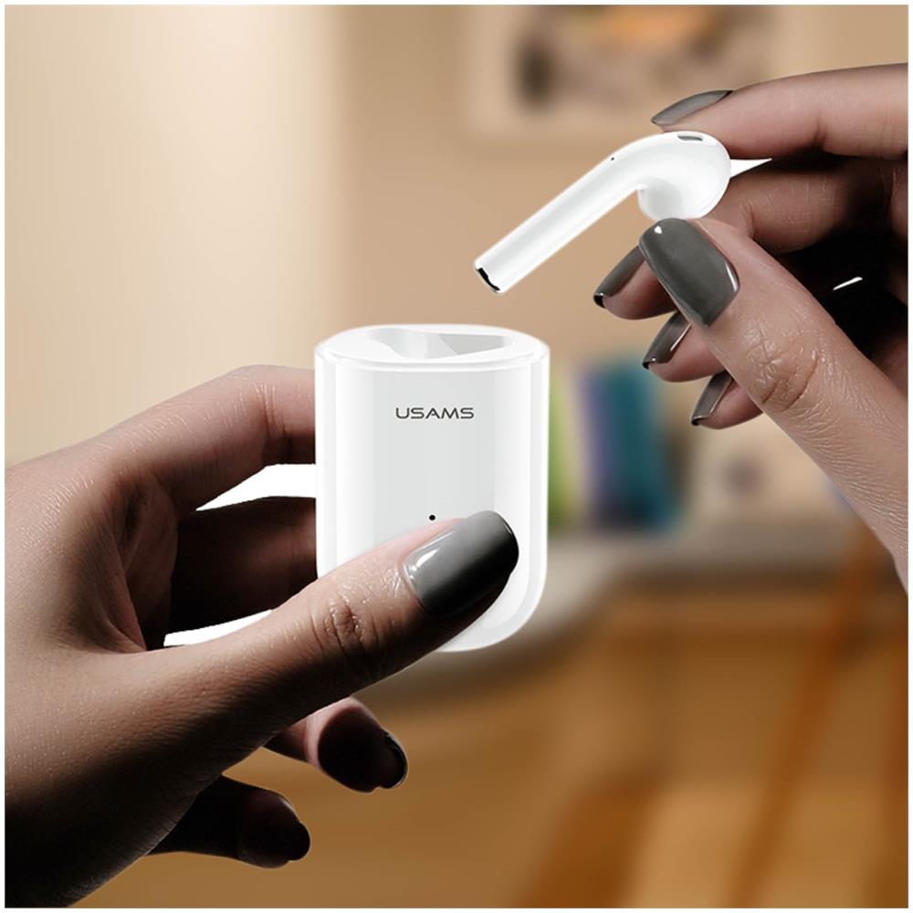 Mono Auricolare Sinistro + Custodia Di Ricarica Bluetooth Bianco - Foto 2