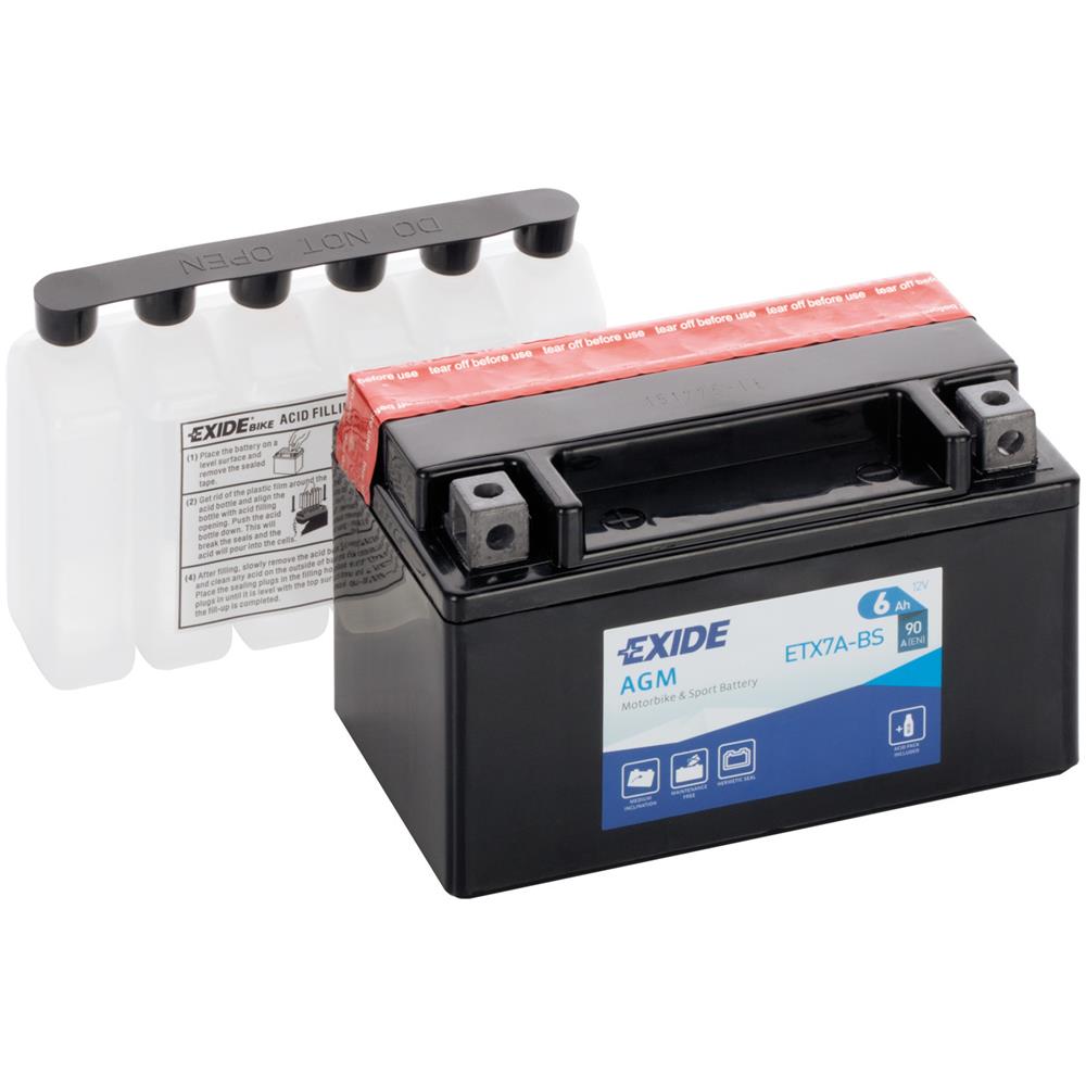 Exetx7abs Batteria 12v Bike Agm 6 Ah 90 A - Foto 1