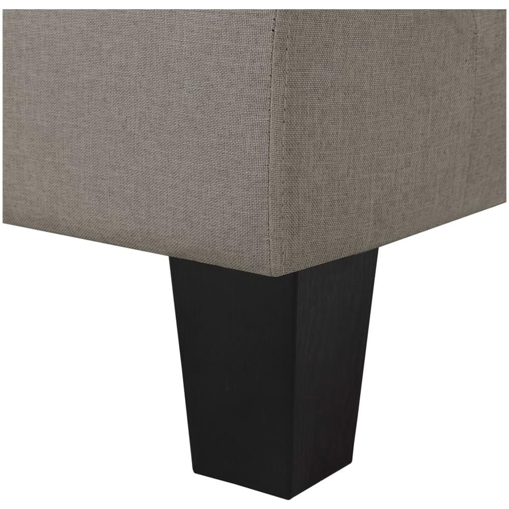 Divano A 2 Posti In Tessuto Grigio Talpa - Foto 8