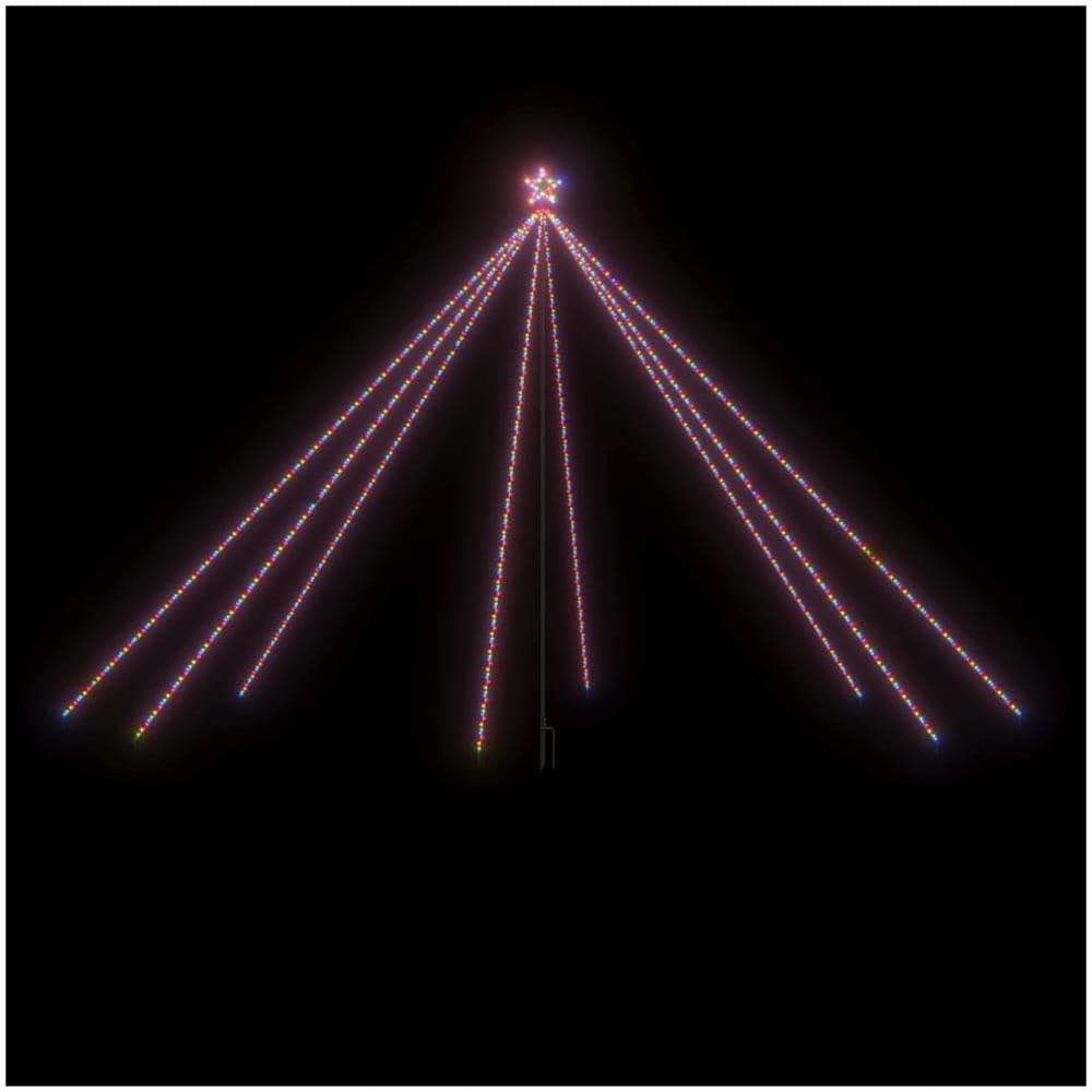 Luci Per Albero Di Natale Interni Esterni 800 Led Colorate 5 M - Foto 2