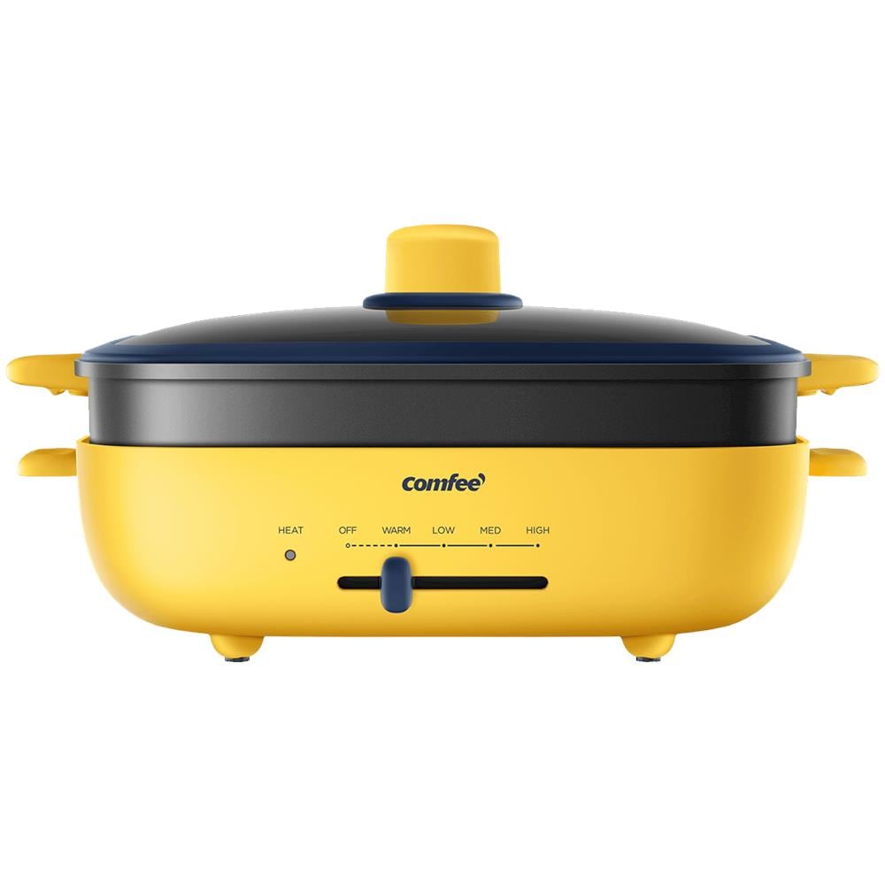 Griglia Multifunzione MC-DH3020A2 con Potenza 1300W Colore Giallo / Nero - Foto 1