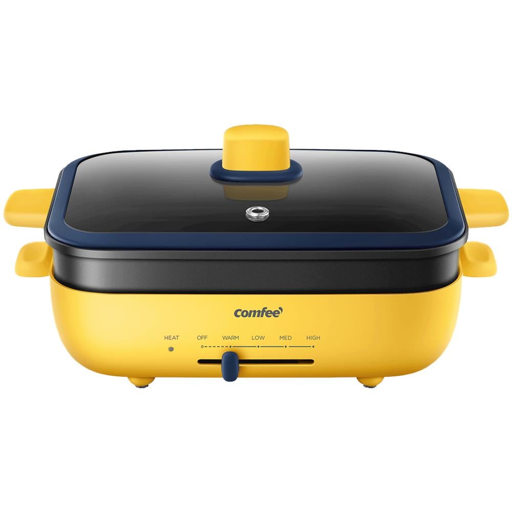 Griglia Multifunzione MC-DH3020A2 con Potenza 1300W Colore Giallo / Nero - Foto 2