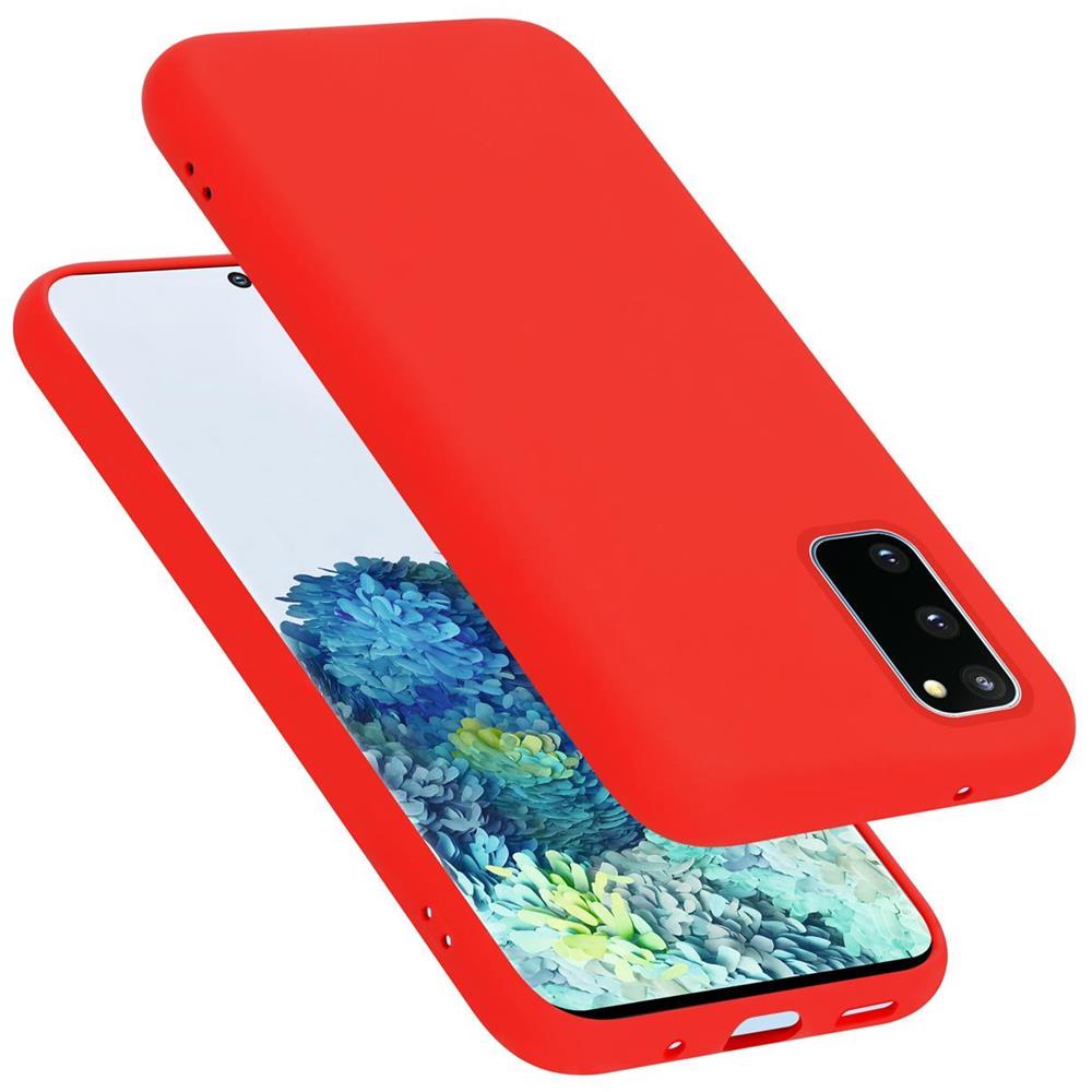 Custodia Compatibile Con Samsung Galaxy S20 Fe In Liquid Rosso - Coperchio Protettivo In Silicone Tpu Flessibile - Foto 1