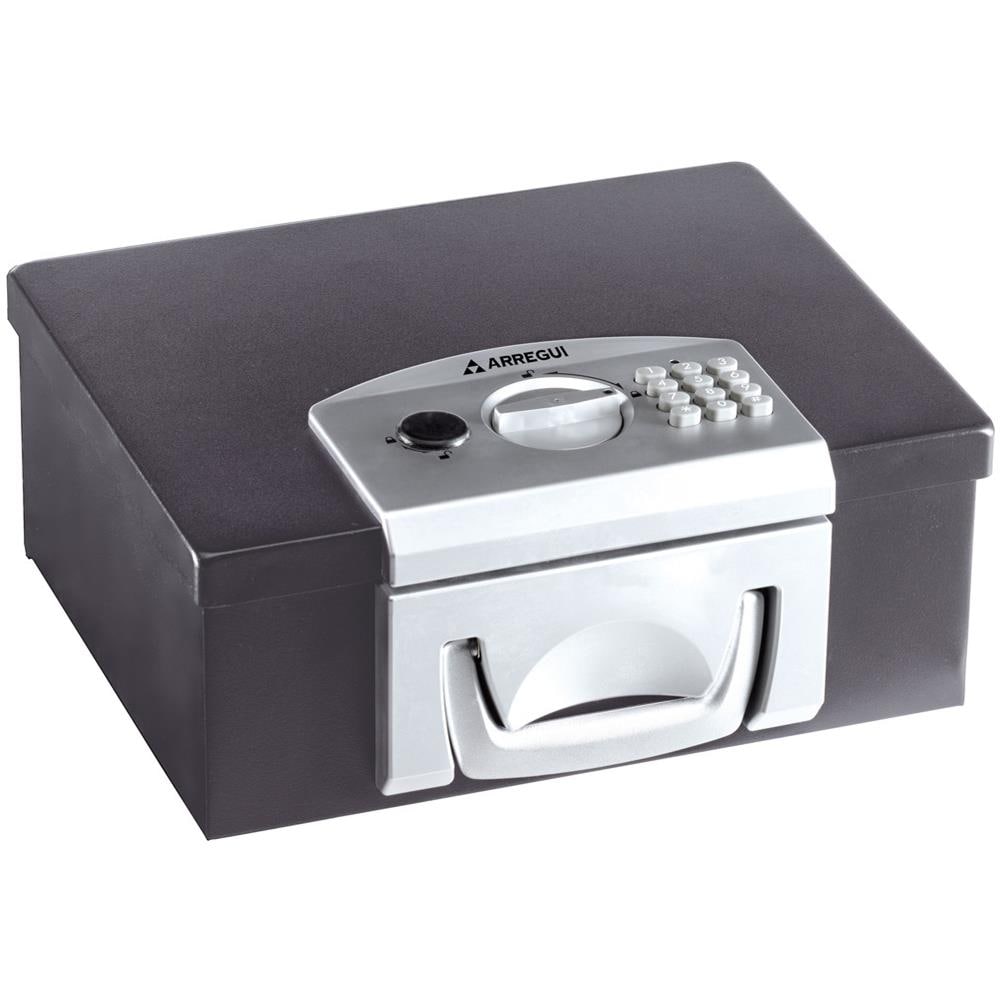 Bric C9547 Cassetta Di Sicurezza Con Apertura Elettronica Per Trasportare Documenti E Denaro | Cassetta Portavalori In Acciaio | Cassaforte Portatile A Valigetta De 32 Cm Di Larghezza | Nero - Foto 1