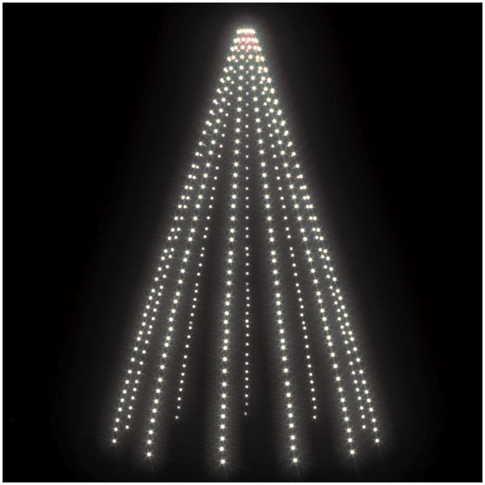 Luci per Albero 500 LED Bianco Freddo 500 cm Interno Esterno - Foto 1