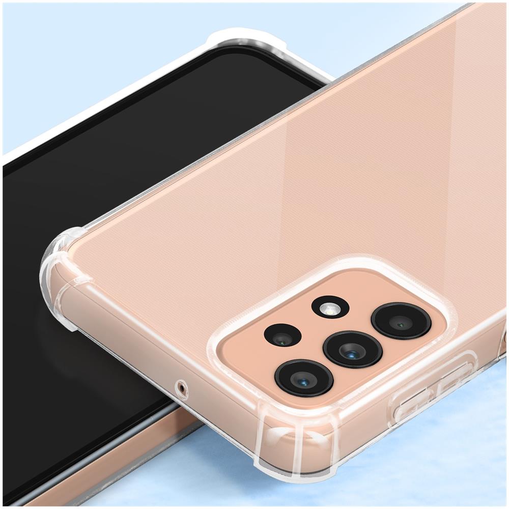 Cover Per Galaxy A23 / M23 Silicone Bumper Designed For Trasparente - Foto 2