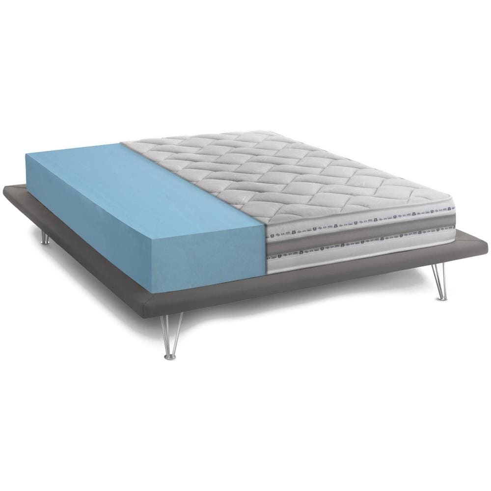 Materasso Matrimoniale Sveva, Materasso Sfoderabile In Memory Foam E Waterfoam, 100% Made In Italy, Anti Acaro E Anallergico, Cm 160x200h21 - Foto 2