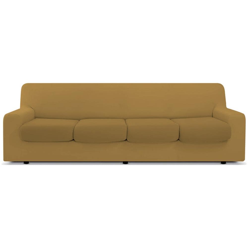 Copridivano Antimacchia Elasticizzato Protettivo Impermeabile Genius Tinta Unita 4 Posti Xl Biscotto 1010 - Foto 1