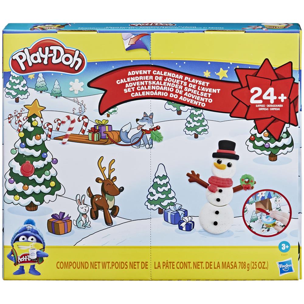 Calendario Dell'avvento, Giocattolo Per Bambini Dai 3 Anni In Su, Con Oltre 24 Accessori A Sorpresa, Tappetini Da Gioco E 24 Lattine, Colori Assortiti, Non Tossico - Foto 1