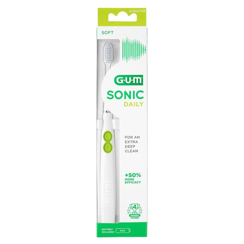 Spazzolino Sonico Gum Sonic Daily (bianco) - Foto 1