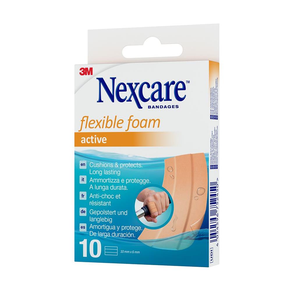 Active Bandes 10 Cm X 6 Cm Pre-decoupees X10 Nexcare 3 M - Foto 1