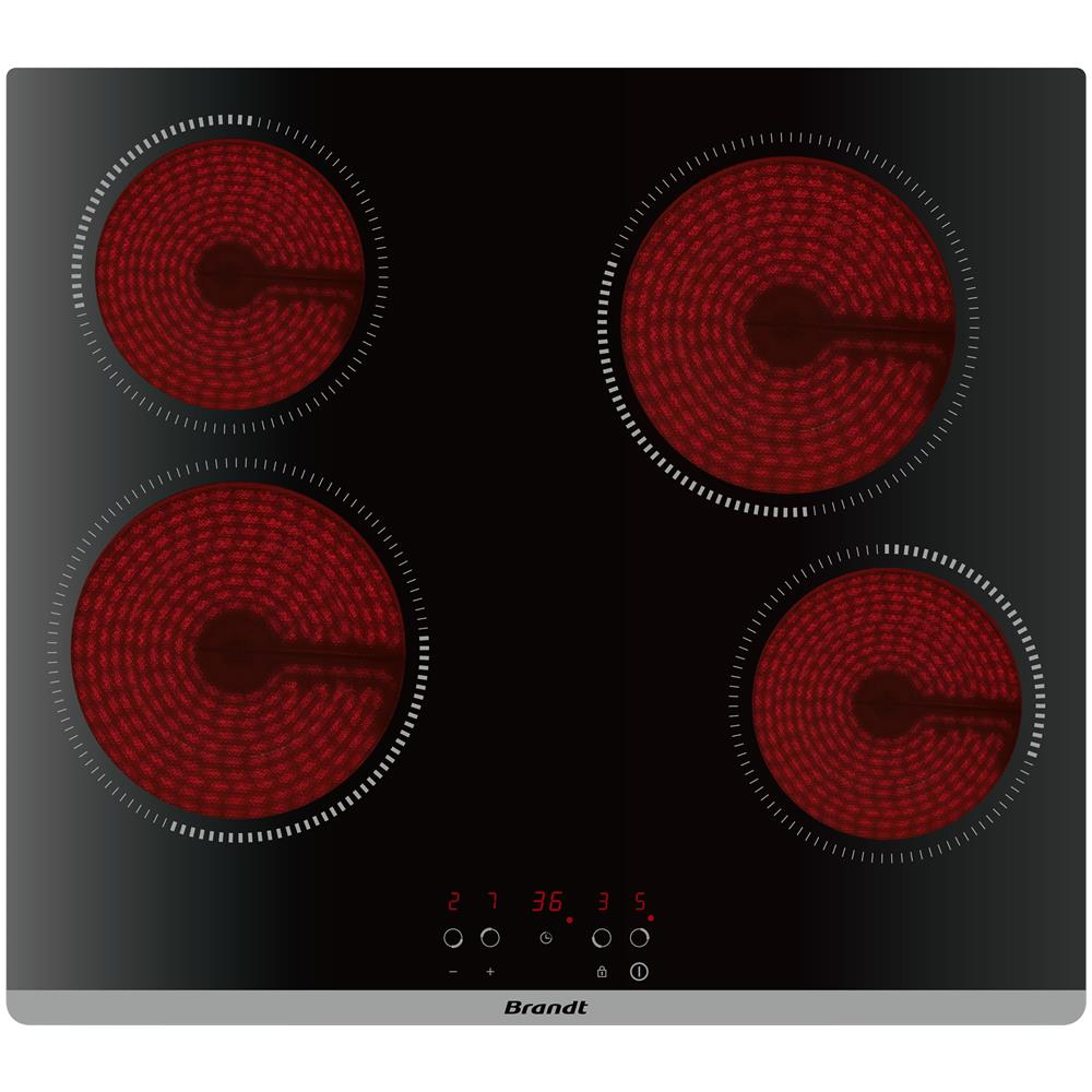 Piano cottura in vetroceramica Bpv6420b 60 cm 4 fuochi Potenza 6000 W Colore Nero - Foto 1