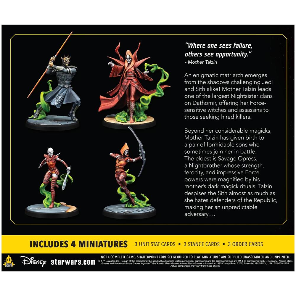 Star Wars: Shatterpoint - Witches of Dathomir: Mother Talzin Squad Pack Numero - Foto 2