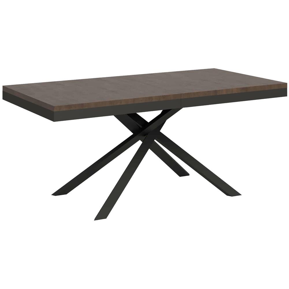 Tavolo allungabile 90x180/440 cm Karida Evolution noce telaio antracite - Foto 1