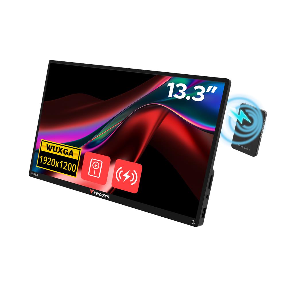 32087 TV e Monitor Portatile Nero 33,8 cm (13.3") 1920 x 1200 Pixel - Foto 1