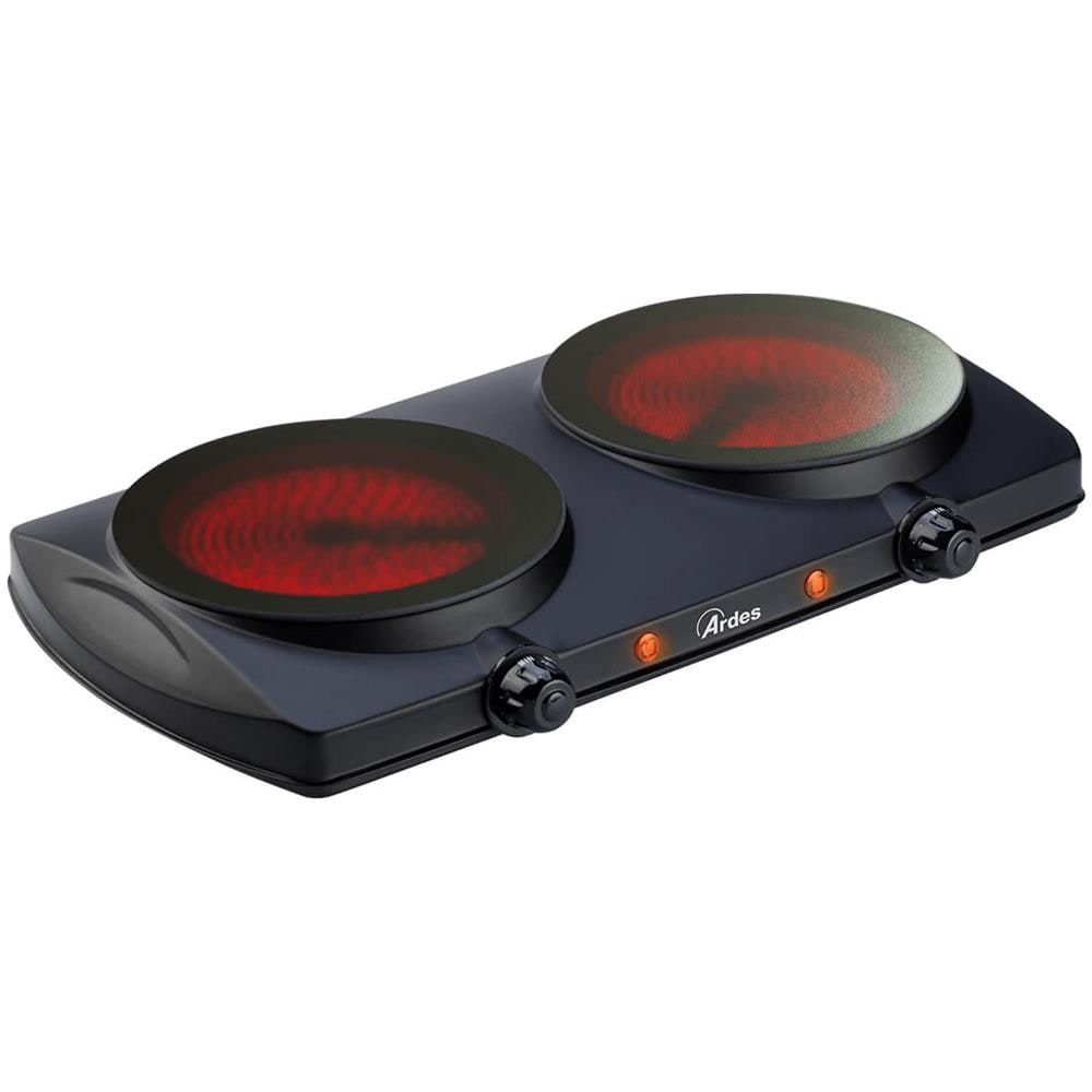 Fornello in Vetroceramica Ad Irraggiamento Con Termostato Regolabile. Potenza Max 2500W. - Foto 1