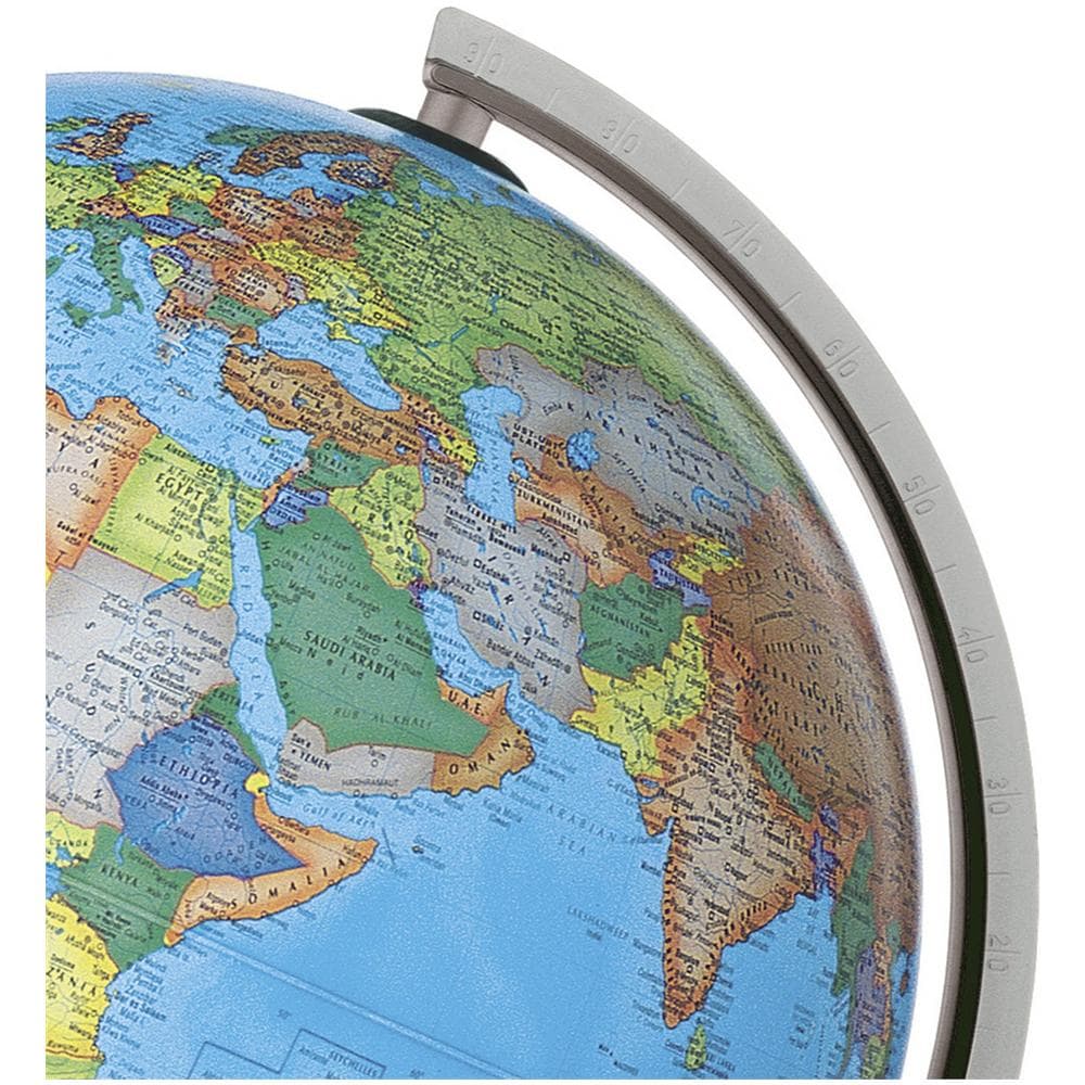 Mappamondo Globo Linea Corallo Diametro 30 Cm Nova Rico Per Scuola Didattica New - Foto 3