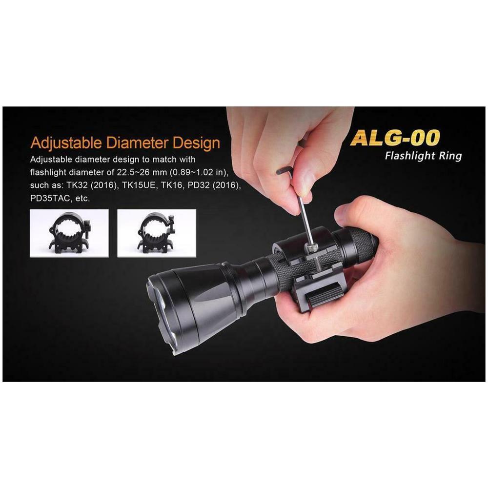 Adattatore In Alluminio Per Torce Con Sgancio Rapido Alg-00 - Foto 2