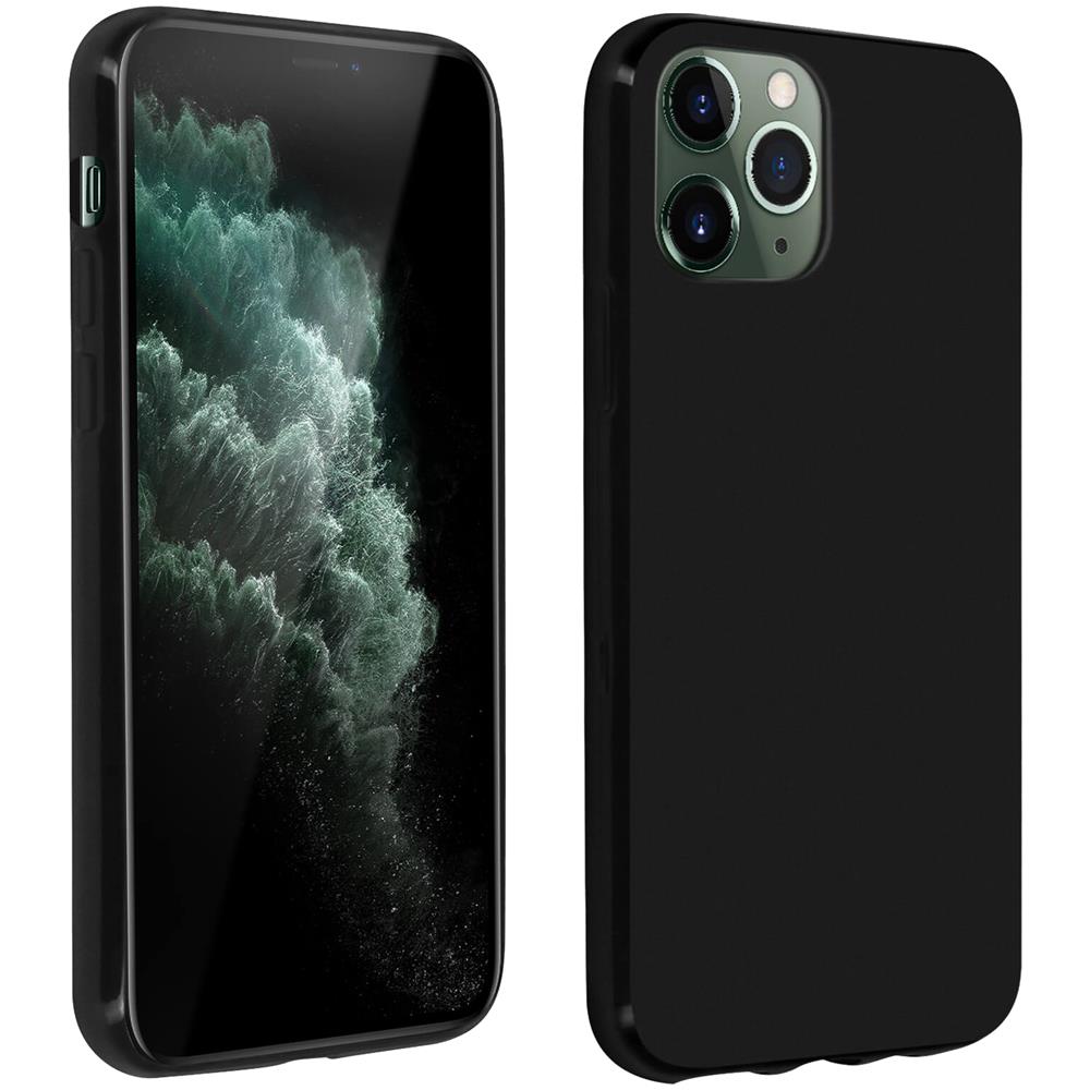 Cover Apple Iphone 11 Pro Max Protezione Silicone Morbido Antishock Nero - Foto 1