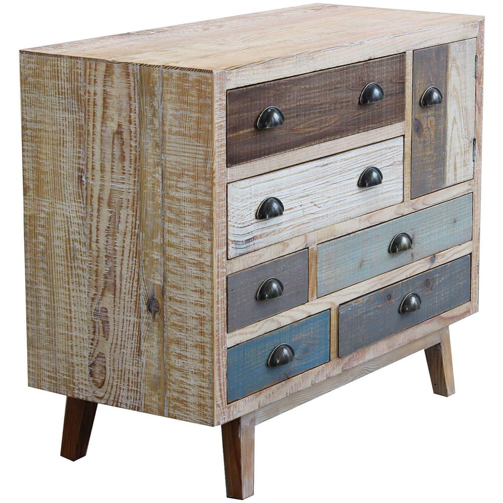 Colorwood - Cassettiera Sei Cassetti In Legno Colorato Da 90 Cm - Foto 2