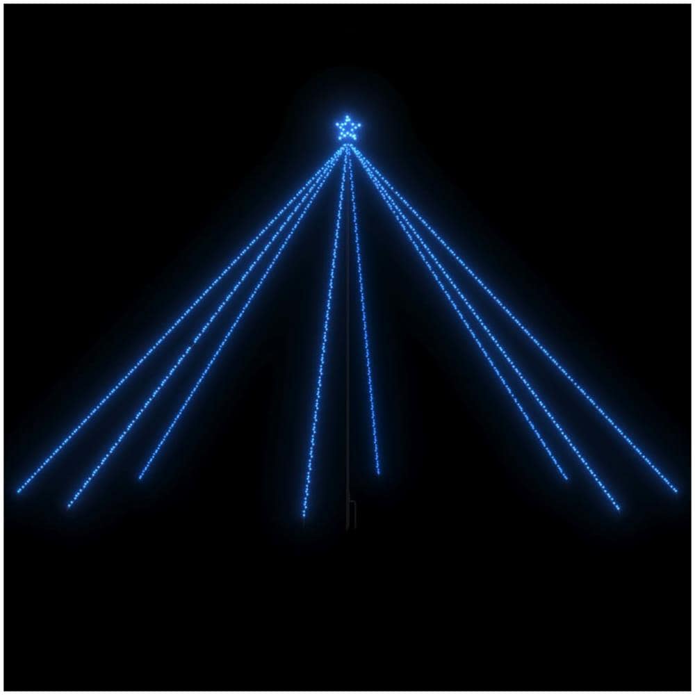 Luci Per Albero Di Natale Interni Esterni 800 Led Blu 5 M - Foto 2