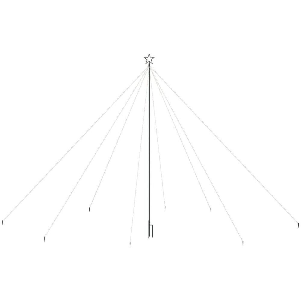 Luci Per Albero Di Natale Interni Esterni 800 Led Blu 5 M - Foto 3