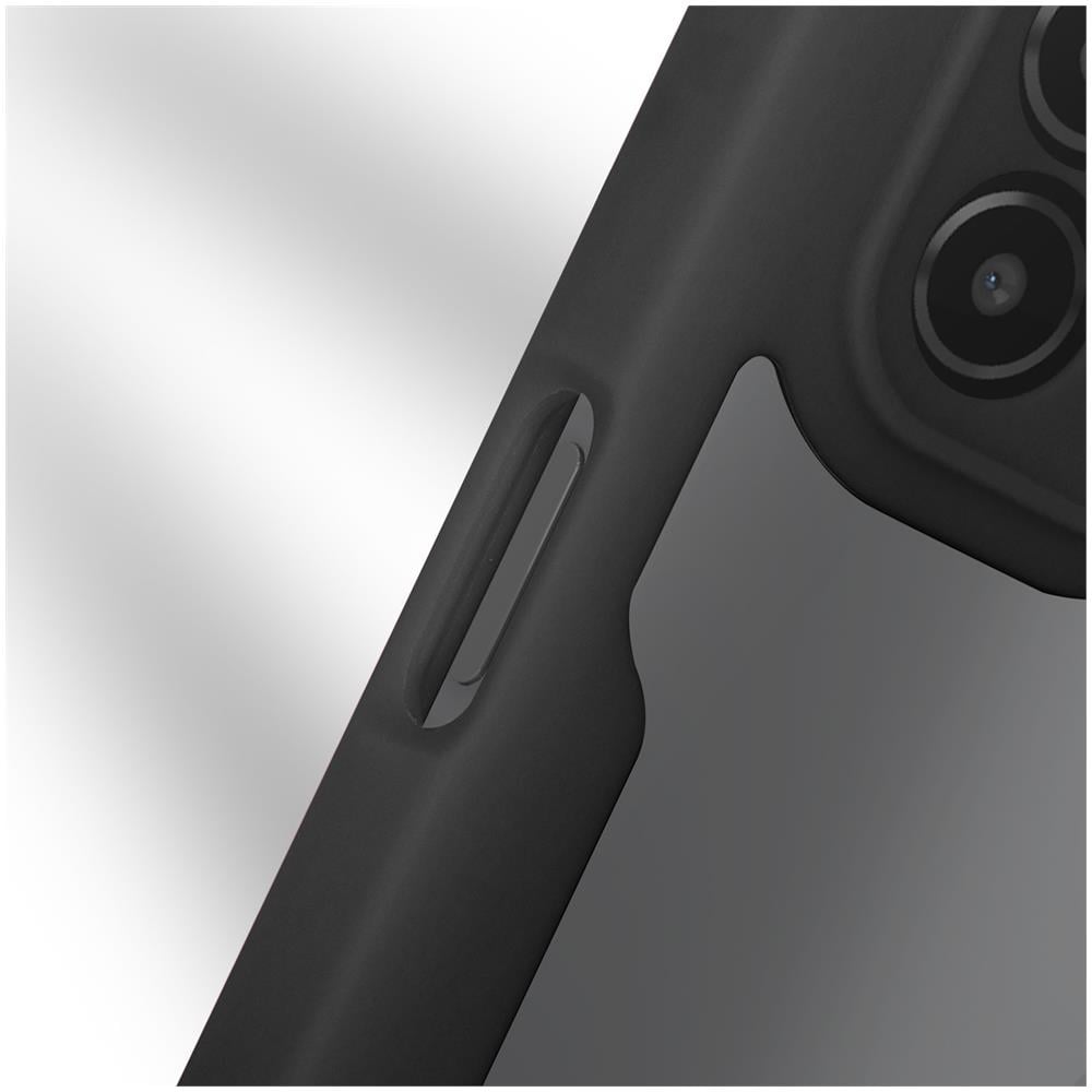 Cover Oppo A54 5g / A74 5g Retro Plexiglass Fronte Polimero Bordo Nero - Foto 2