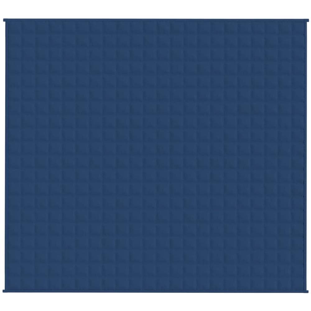 Coperta Ponderata Blu 200x225 cm 13 kg Tessuto - Foto 2