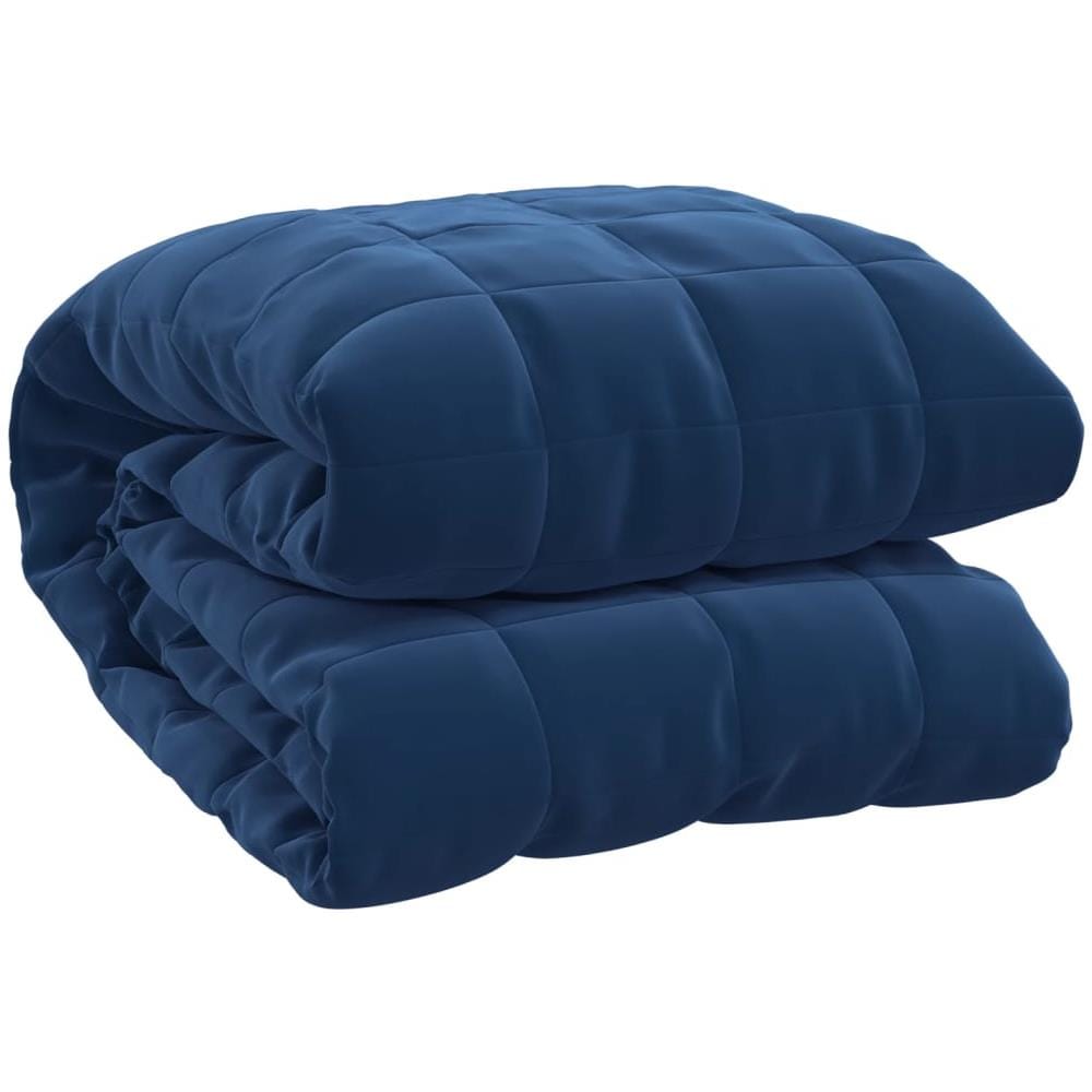 Coperta Ponderata Blu 200x225 cm 13 kg Tessuto - Foto 3