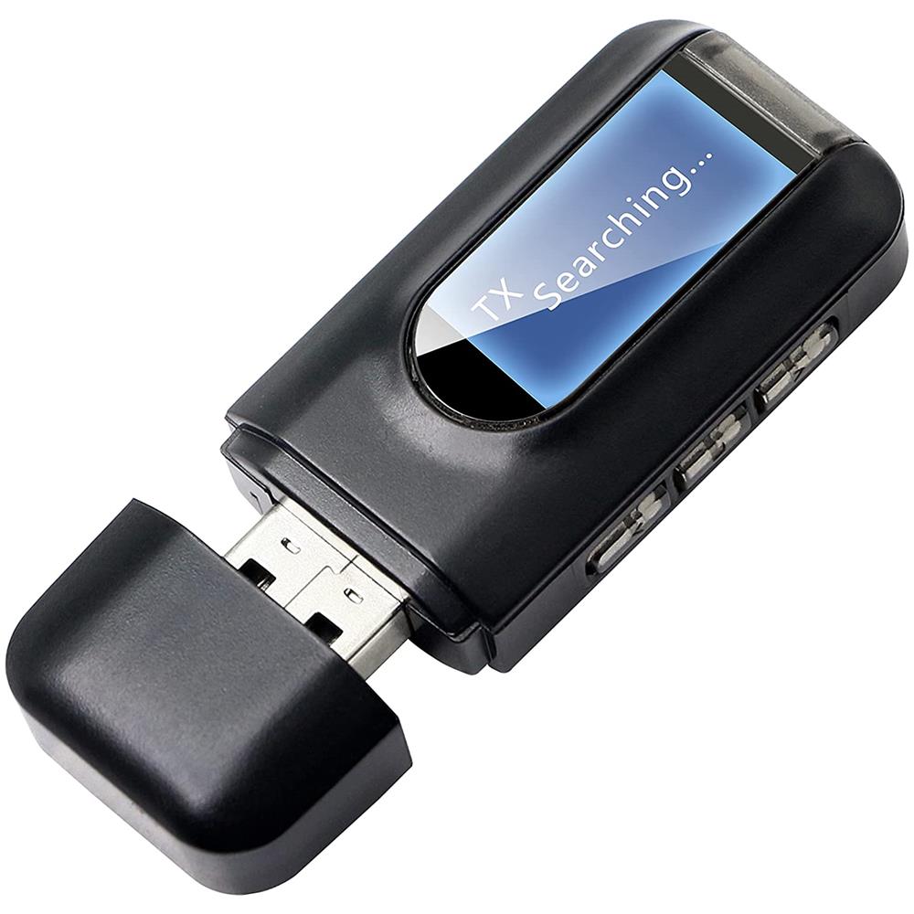 Trasmettitore E Ricevitore Audio Wireless - Adattatore Bluetooth Per Auto/pc/tv/cuffie Black - Foto 1