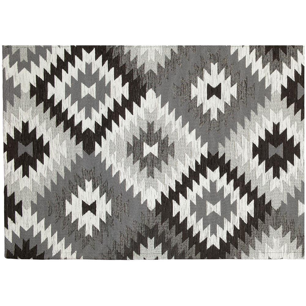 Tappeto Arredo Antiscivolo Camera Salotto Disegno Astratto Geometrico Avana By Suardi 115x175 Nero - Foto 2