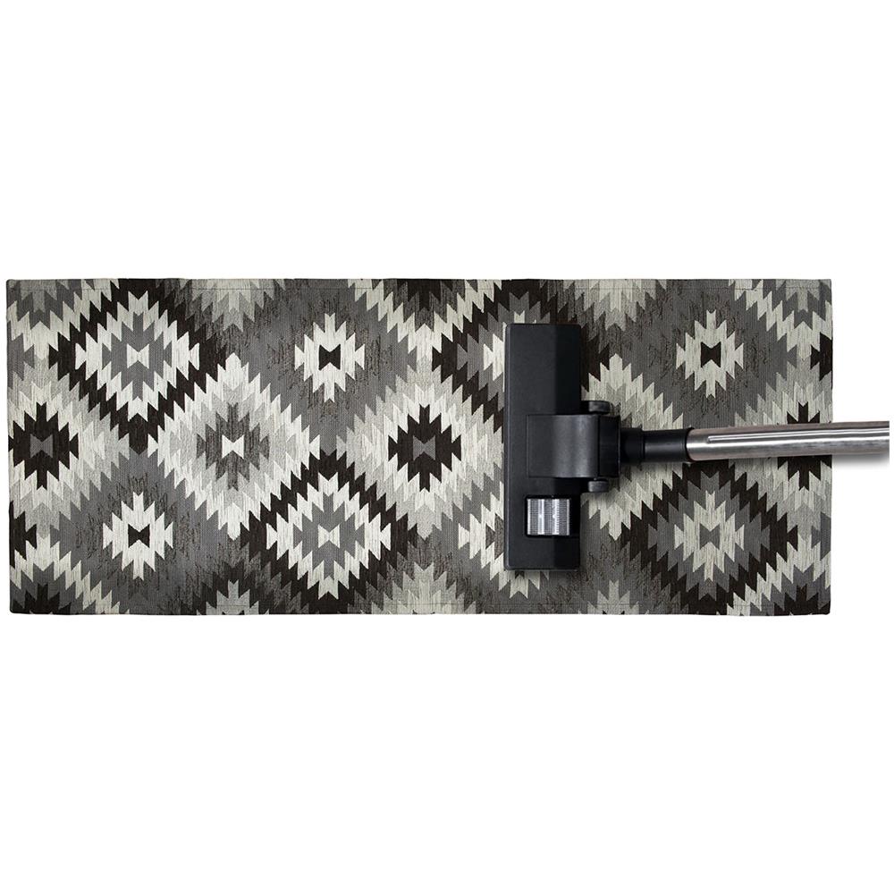 Tappeto Arredo Antiscivolo Camera Salotto Disegno Astratto Geometrico Avana By Suardi 115x175 Nero - Foto 5