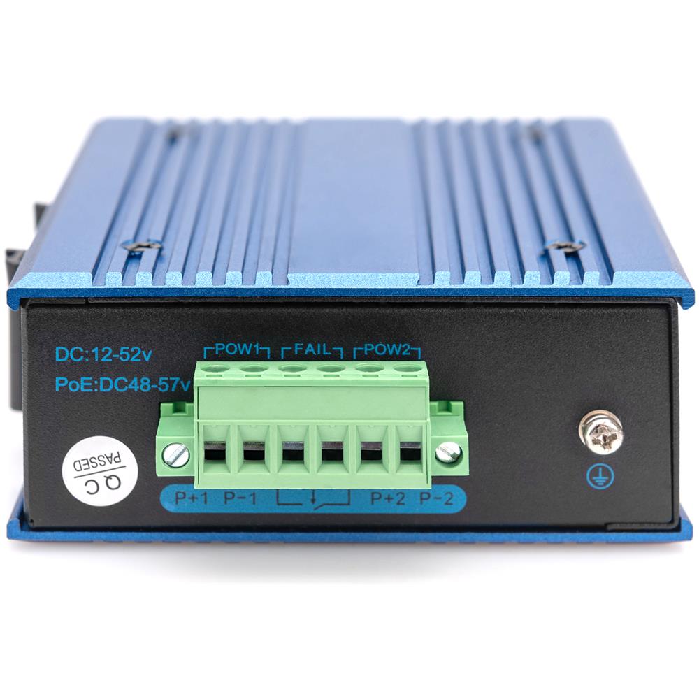 Switch PoE di rete Fast Ethernet a 4 porte, industriale, non gestito, 1 collegamento SFP - Foto 5