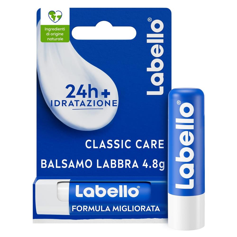 Labello Classic Care Stick 24H Idratazione Fondente Sulle Labbra 5,5 ml - Foto 1