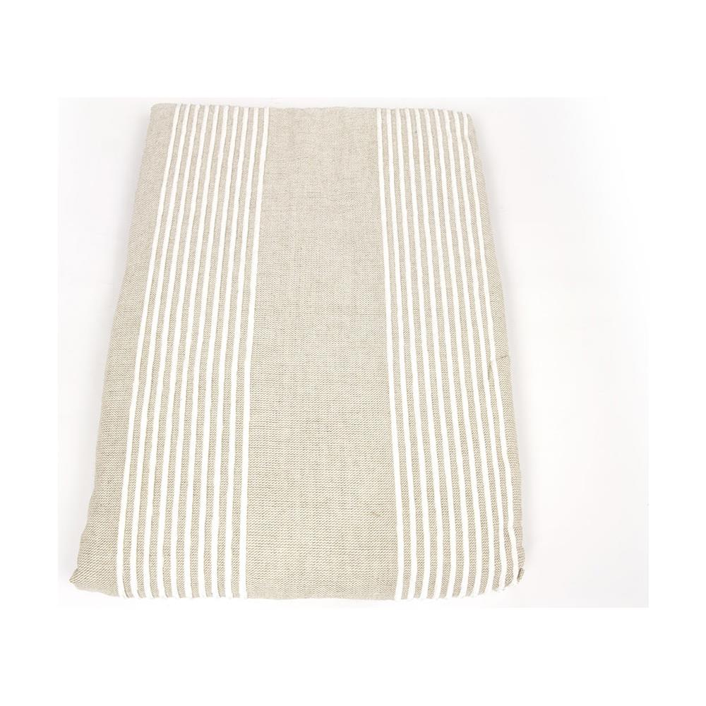 Copriletto Copritutto In Cotone Disegno Ginevra Colore Beige Matrimoniale Beige - Foto 2