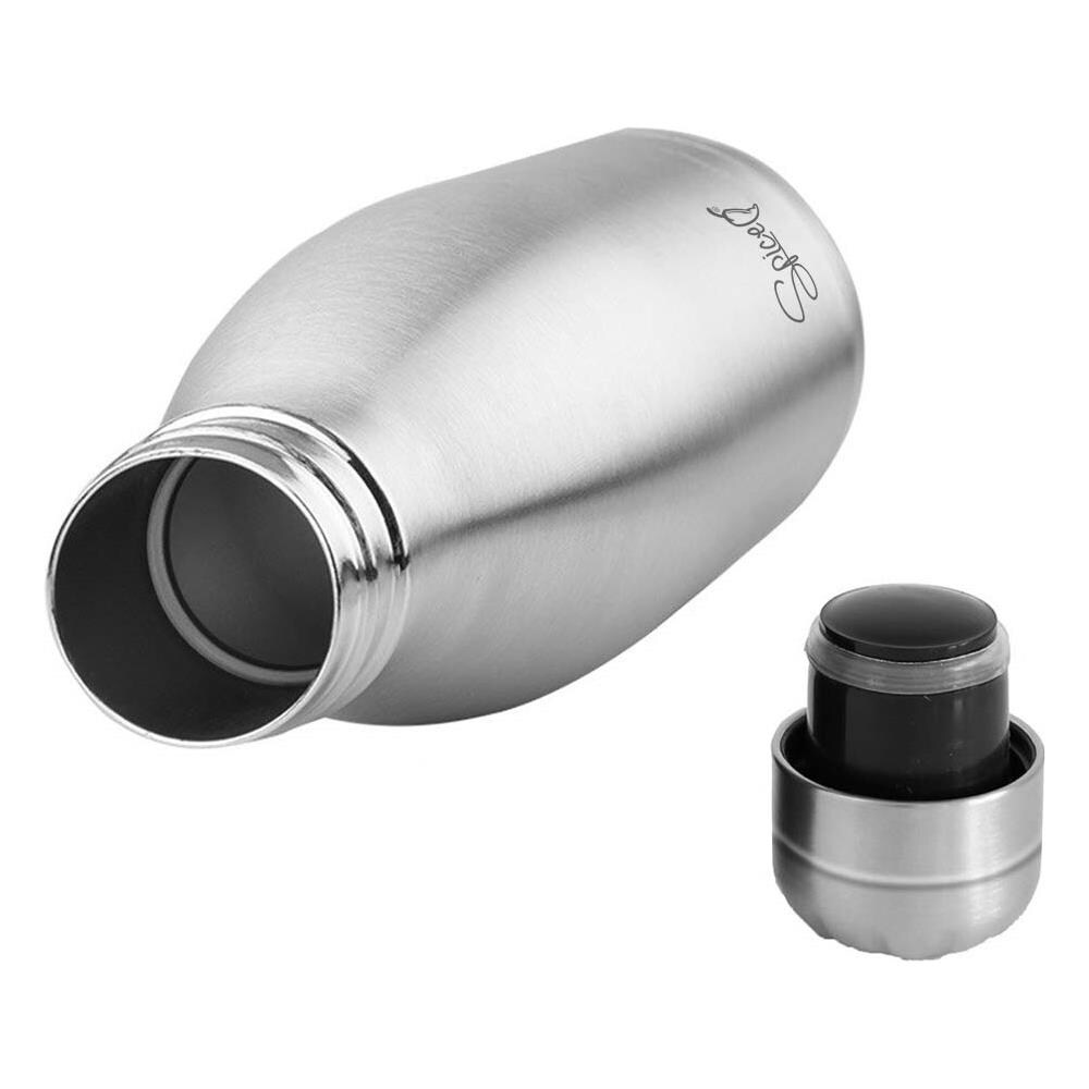 Bottiglia Borraccia Termica In Acciaio Inox Isolamento Sottovuoto Con Doppia Parete Acqua Drink 500 Ml Bpa Free Per Adulti Bambini Studenti - Foto 2