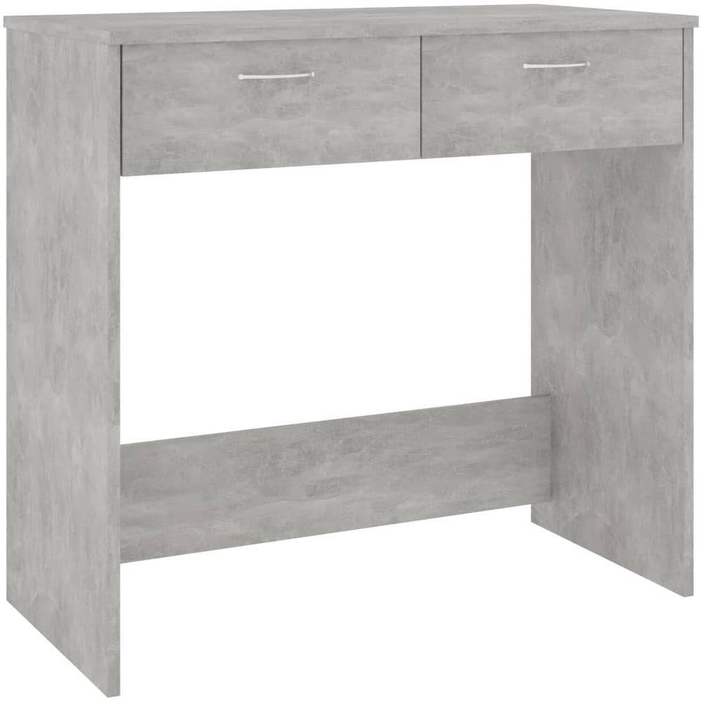 Scrivania Grigio Cemento 80x40x75 cm in Legno Multistrato - Foto 2