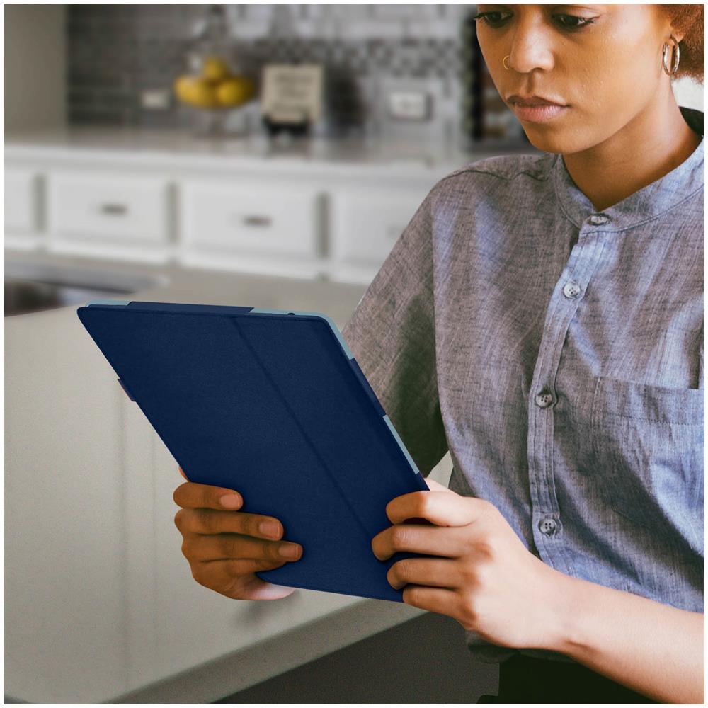 Custodia Integrale Con Funzione Stand Per Samsung Galaxy Tab S6 Lite Blu - Foto 2
