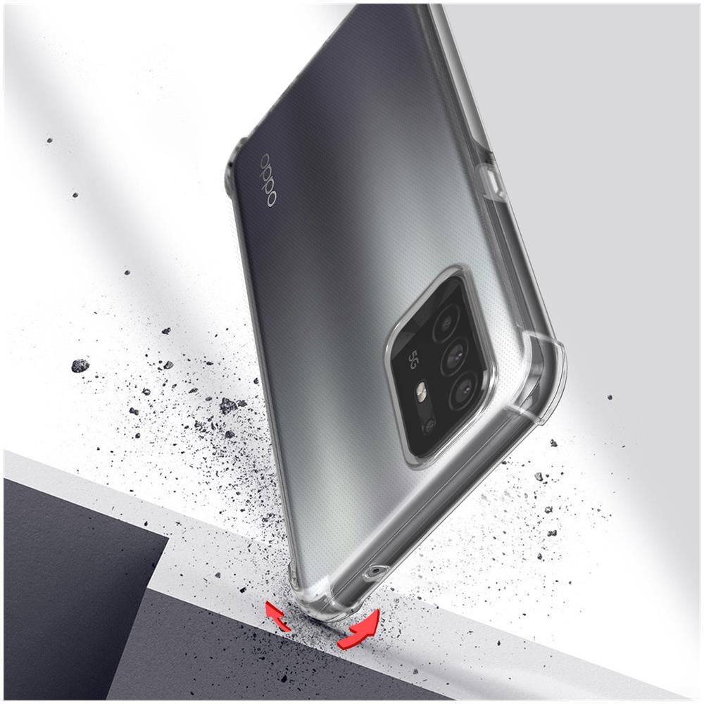 Kit Protezione Oppo A94 5g Cover Flessibile + Vetro Temperato Trasparente - Foto 5