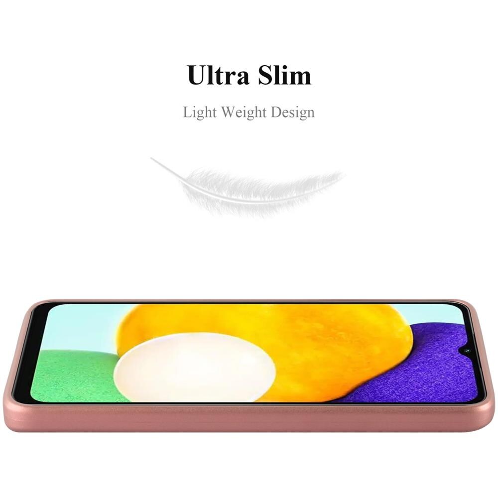 Custodia Compatibile Con Samsung Galaxy A13 5g In Oro Rosa Metallico - Coperchio Protettivo In Silicone Tpu Flessibile - Foto 2