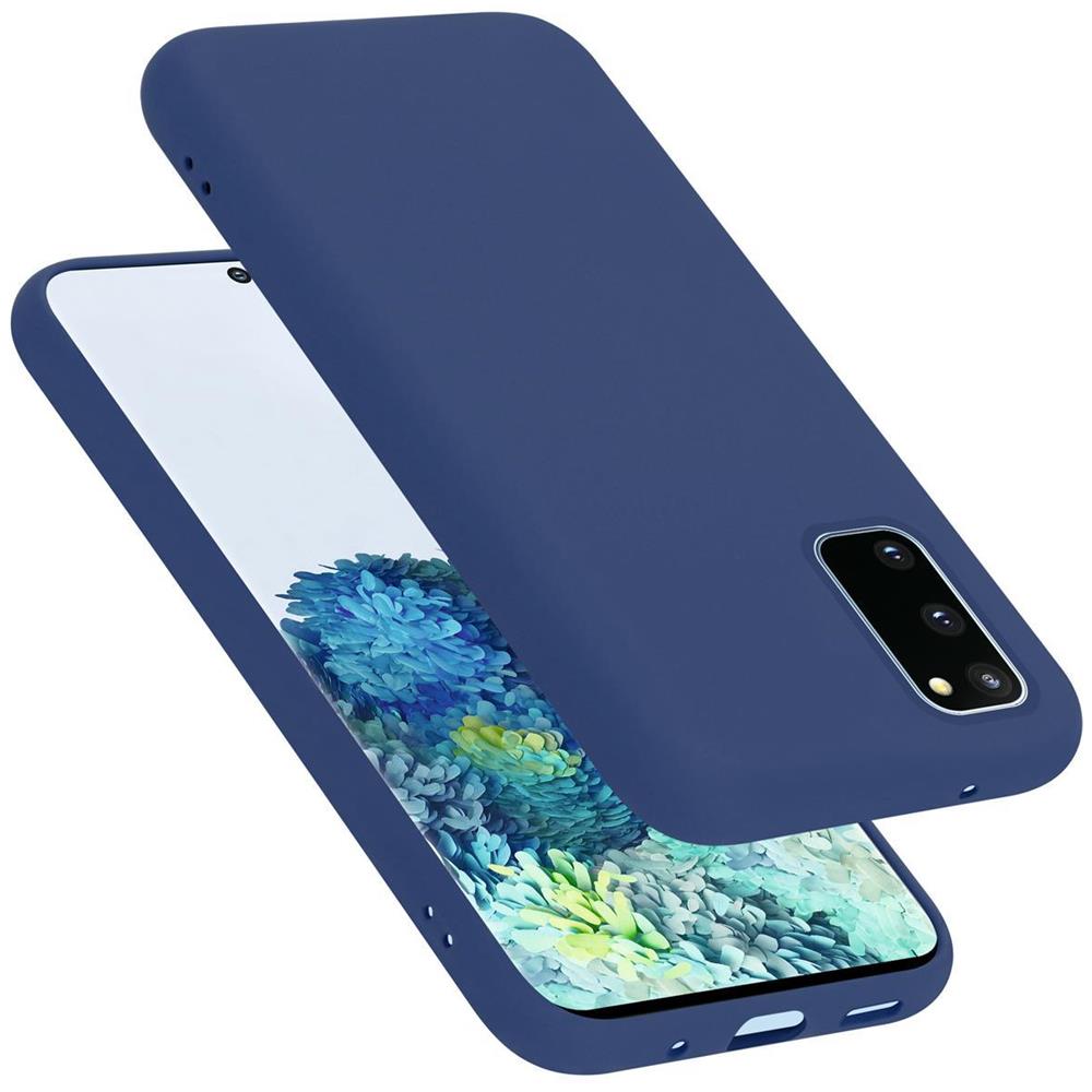 Custodia Compatibile Con Samsung Galaxy S20 Fe In Liquid Blu - Coperchio Protettivo In Silicone Tpu Flessibile - Foto 1