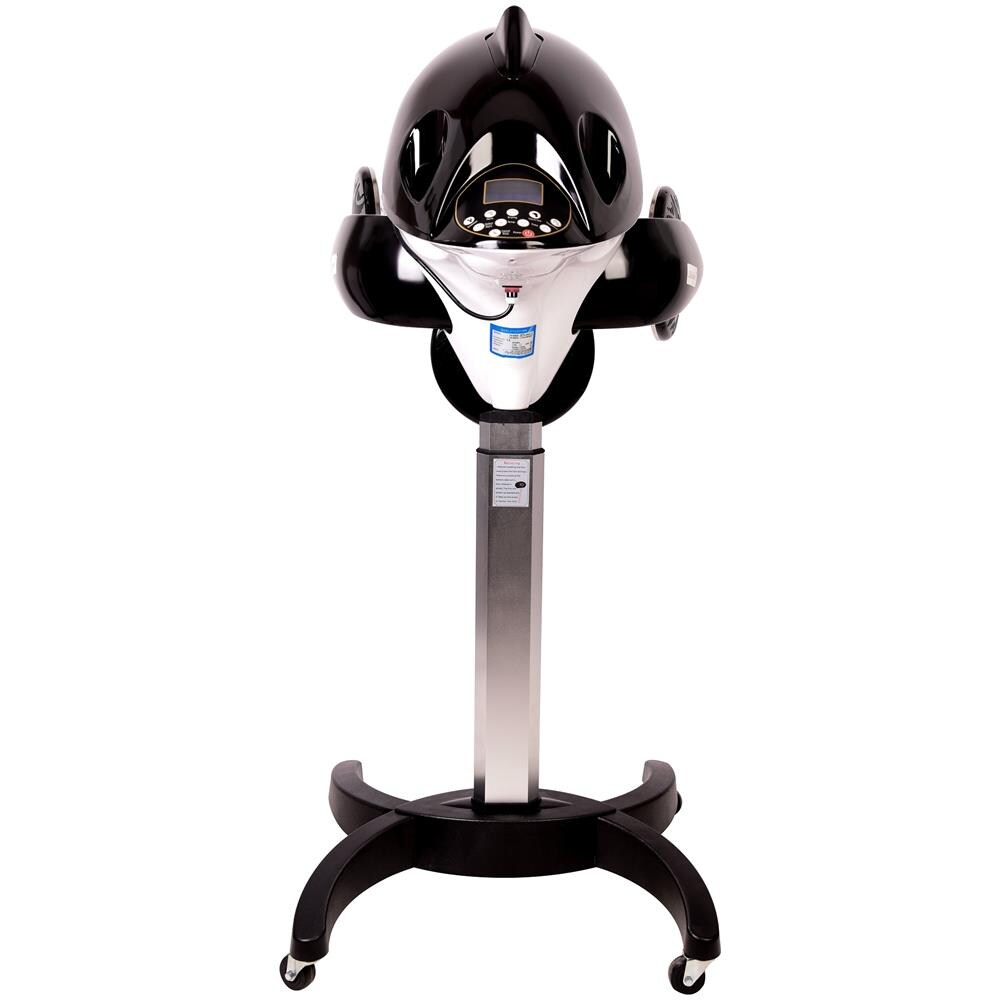 Termostimolatore Multifunzionale Lampada Infrarossi Per Parrucchiere Sul Piede Climazone Kallisto Black Per Trattamenti Cura Capelli Ondulazione Per Il Salone - Foto 5