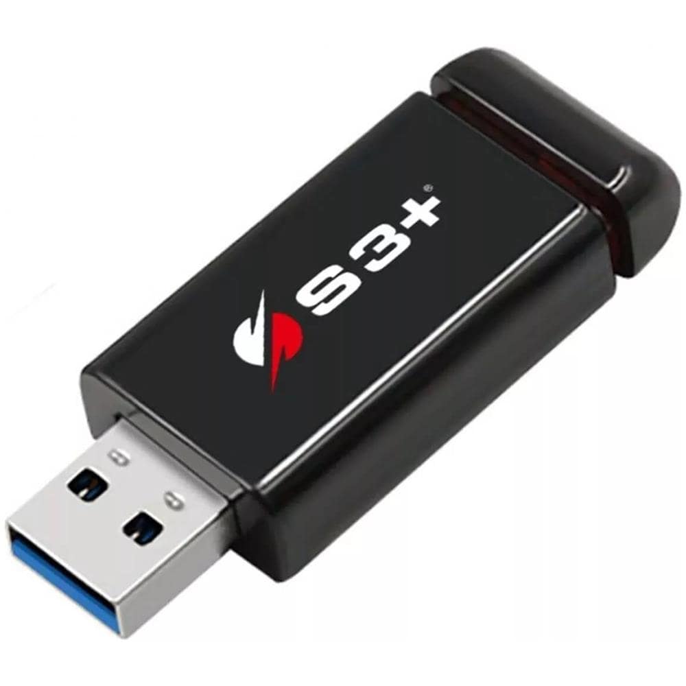 S3plus S3pd3109128bk-r Click Chiavetta Usb 128gb Usb3.1 Nero Rosso - Foto 1