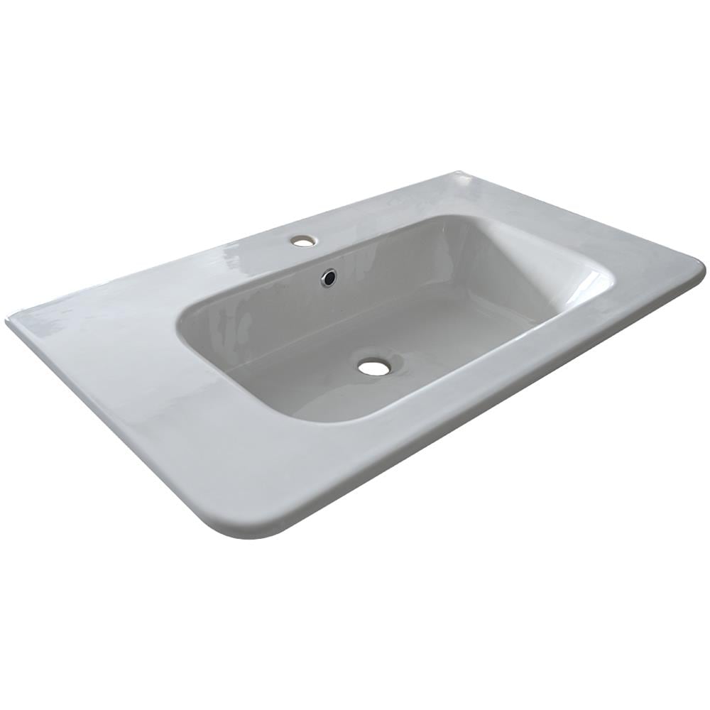 Consolle In Ceramica 80 Cm Mod Lc26 Bianco - Foto 2