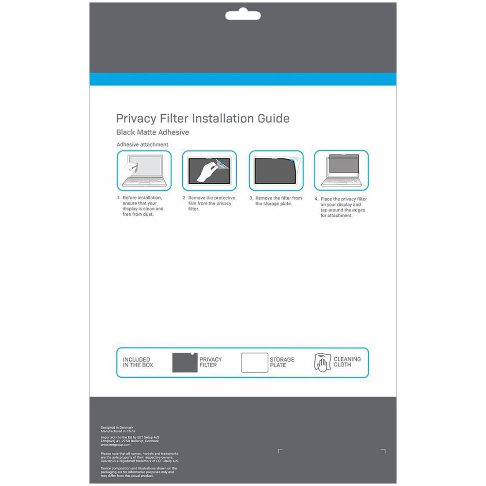 GLBW15327227 schermo anti-riflesso 38,1 cm (15") Computer portatile Filtro per la privacy senza bordi per display - Foto 3