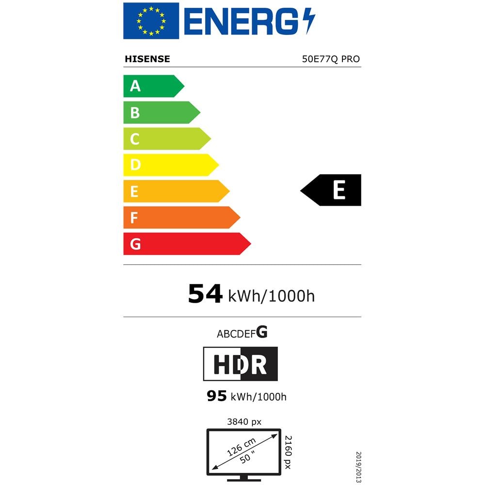 50E77Q PRO 127 cm (50") 4K Ultra HD Smart TV Wi-Fi Nero - Foto 3