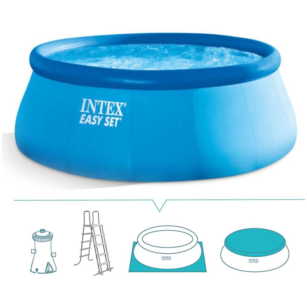 26166NP - Piscina Easy Set rotonda con Pompa Filtro 457x457x107 cm - Foto 2